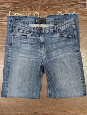 ❤️ 3×1 NYC CROP BABY BOOT BOOTCUT JEANS, SPLIT RAW HEM, 6 (28)